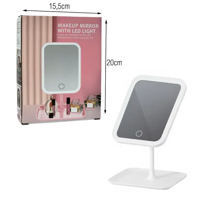 Καθρέφτης με Φώς και Βάση - Makeup mirror with LED light 030245 2