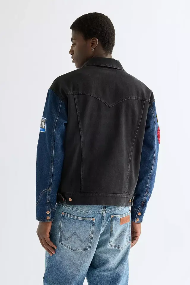 Wrangler Ανδρικό TRAILRIDER Τζιν Μπουφάν 112386960 - Blue / Black - L 2