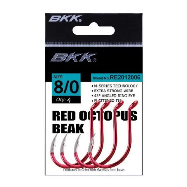 ΑΓΚΙΣΤΡΙΑ BKK Octopus Beak Red 3/0 - 50 τεμάχια