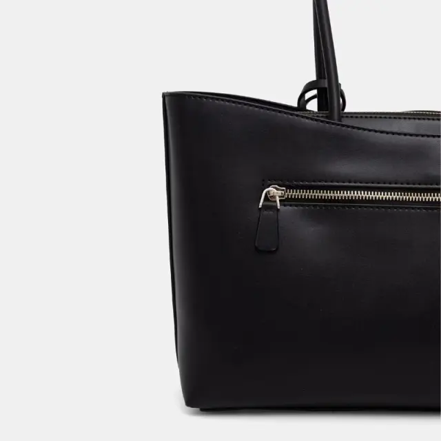Guess - Γυναικεία Τσάντα Janie Shoulder Bag HWVG991023-BLA Μαύρο 3