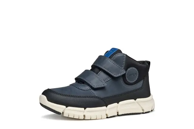 Παιδικά Παπούτσια Geox για Αγόρια Flexyper Black (Μεγέθη 28-36) ΜΠΛΕ 2