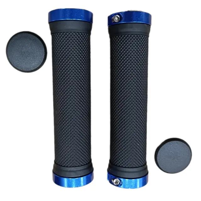 CROSSER G-225 ΧΕΙΡΟΛΑΒΕΣ ΠΟΔΗΛΑΤΟΥ ΜΤΒ ΜΕ LOCK 125mm BLACK/BLUE