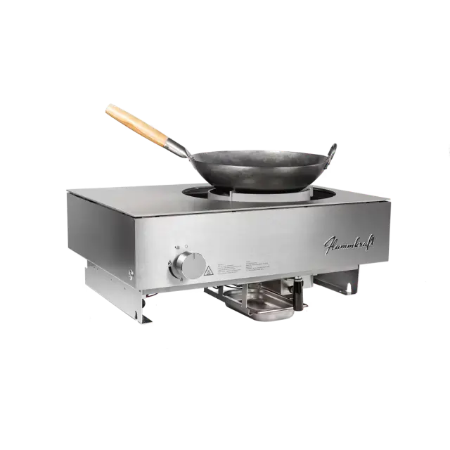Εστία Αερίου Εντοιχιζόμενη BLOCK R Built In Wok Burner - Flammkraft 3