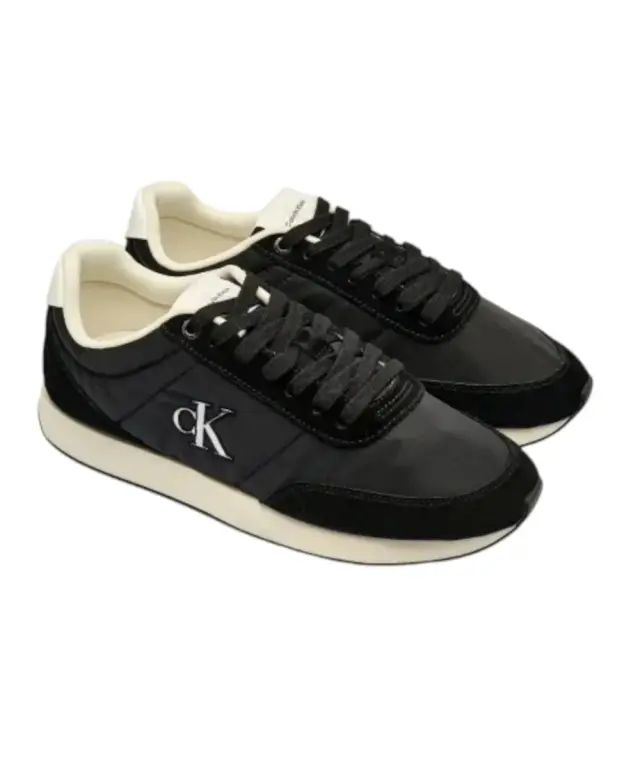Calvin Klein - Ανδρικά Sneakers Ck Retro Runner Ess Mix Mat YM0YM01361-0GM Μαύρο - 44 2