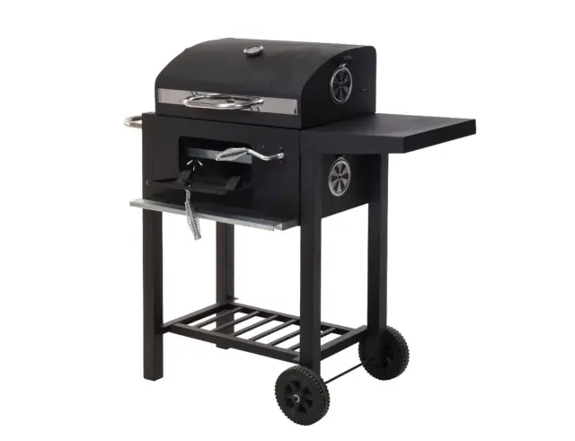 Ψησταριά BBQ Vaggan με βοηθητική επιφάνεια, ενσωματωμένο θερμόμετρο και επιφάνεια ψησίματος 45x32cm E12300200