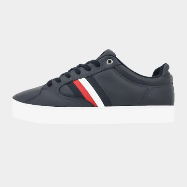 Tommy Hilfiger - Ανδρικά Sneakers Icon Court Stripes FM0FM05628-DW5 Μπλε Σκούρο - 46