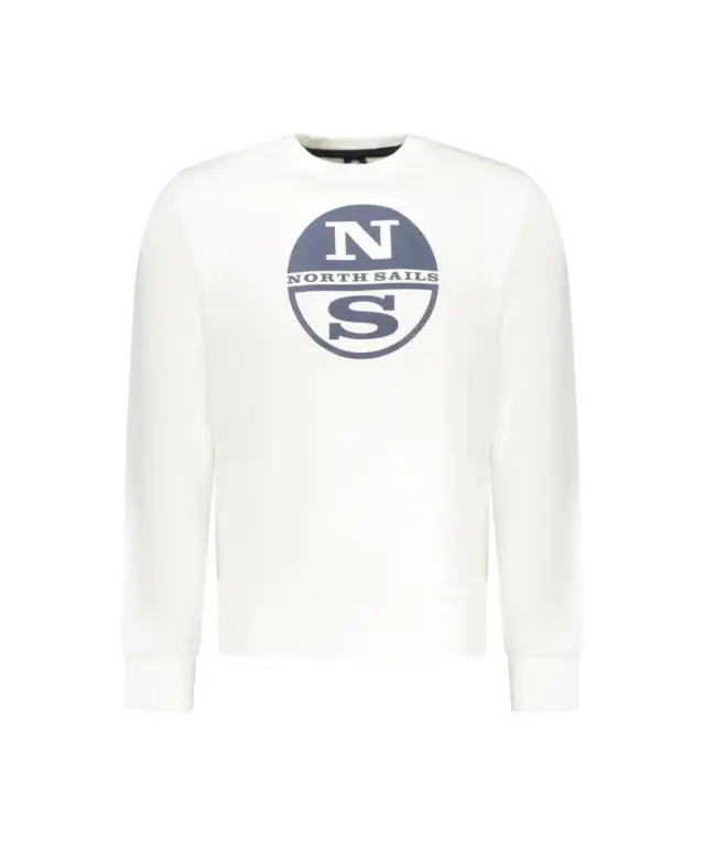 North Sails- Ανδρικό Φούτερ Hoodie Regular Fit 993036-000-0101 Λευκό