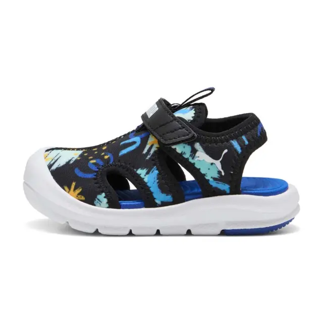 Puma Infant's Fun Racer Allover Print Sandal (TD) Μαύρο 401695-01 (Puma) - 22