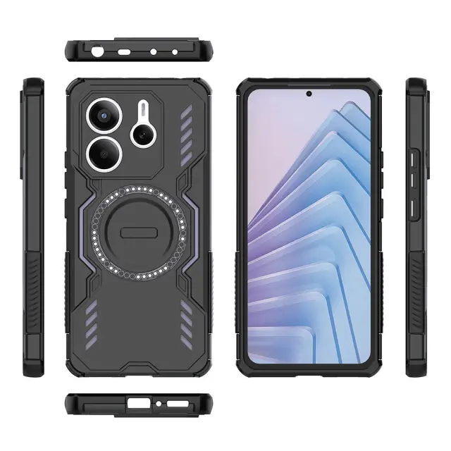 Techsuit® ArmorMag Θήκη για Redmi Note 14 5G- Black 2
