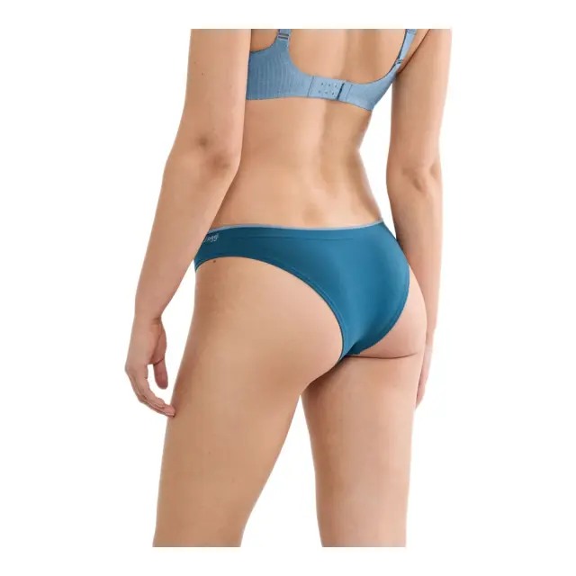Sloggi Γυναικείο Slip GO Sense Tanga - Διπλό Πακέτο, Χρώμα Μπλε - XL 3
