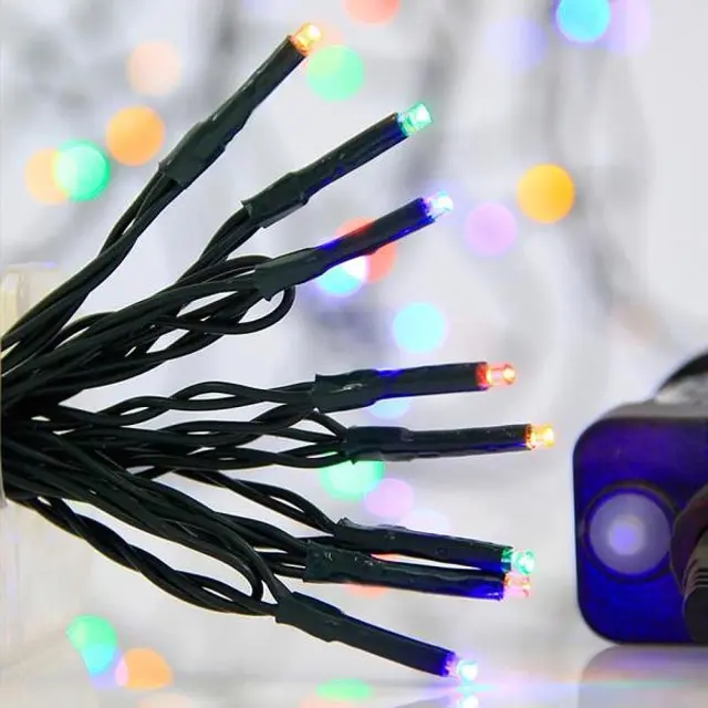 240 LED Με 8 Προγράμματα Μετασχηματιστή Μνήμη Προέκταση 300cm Πράσινο Καλώδιο Χρωματιστό Φως IP44