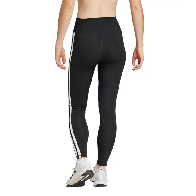 adidas Performance Women's Optime Essentials 3Stripes Leggings Μαύρο - Άσπρο JD6545 (adidas Performance) 2