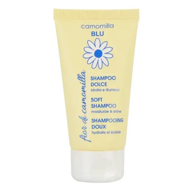Camomilla BLU Soft Shampoo Fior di Camomilla , Απαλό Σαμπουάν Μαλλιών για Ενυδάτωση + Λάμψη 50ml