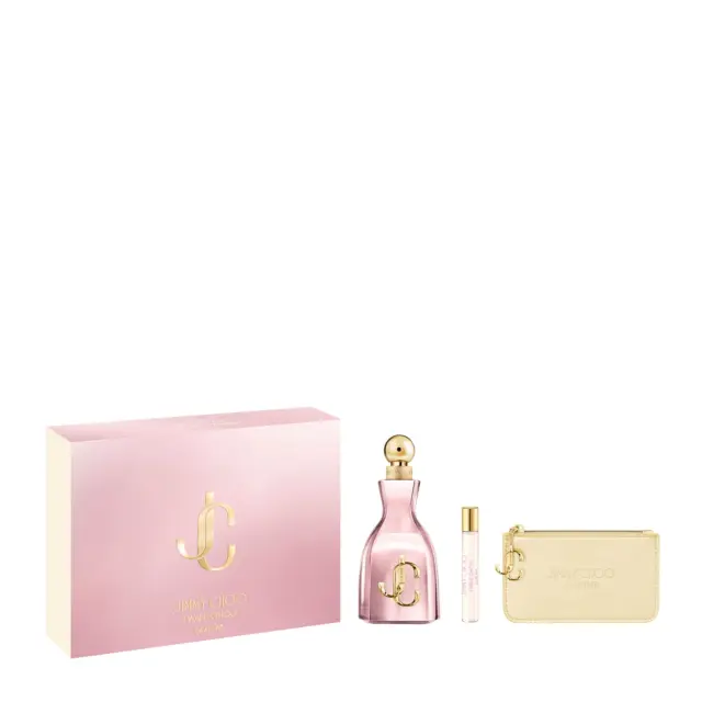 Jimmy Choo I Want Choo Love Γυναικείο Αρωματικό Σετ: Eau de Parfum 100ml + Travel Size 7,5ml + Pouch