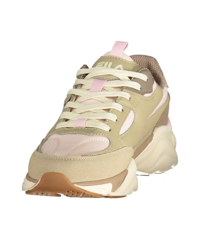Fila - Γυναικεία Sneakers Recade Teens FFT0157-73241 Μπεζ/Ροζ 3