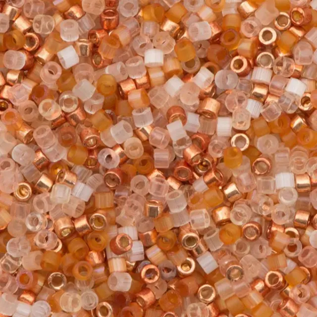 Χάντρα Miyuki Delica 11/0 - DB9050 - Peaches & Cream Mix ~7gr