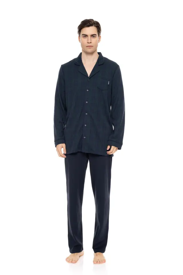W-M713 - Type - PYJAMA JACQUARD GREEN PLAID 3