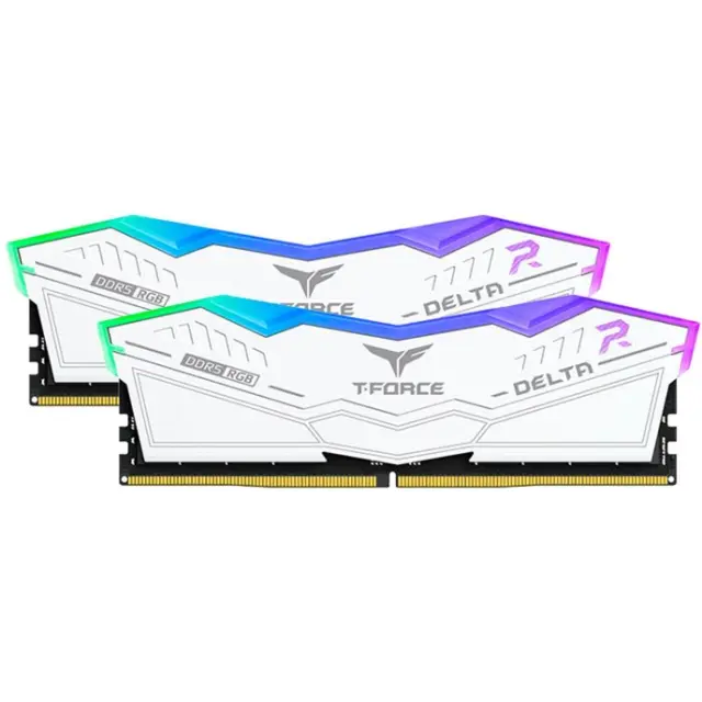 Team Group DIMM 32 GB DDR5-6000 (2x 16 GB) Dual-Kit (white, FF4D532G6000HC38ADC01, Delta RGB, INTEL XMP)