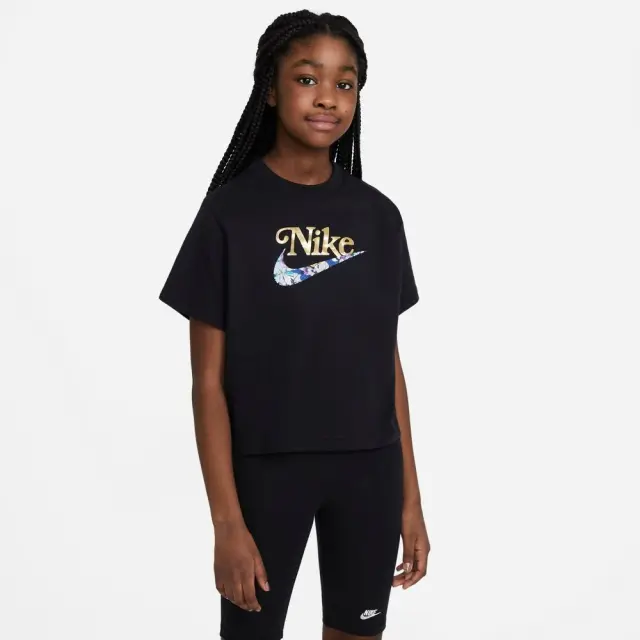 Nike Sportswear Fashion Energy Παιδική κοντομάνικη μπλούζα DH5747-010 - XL