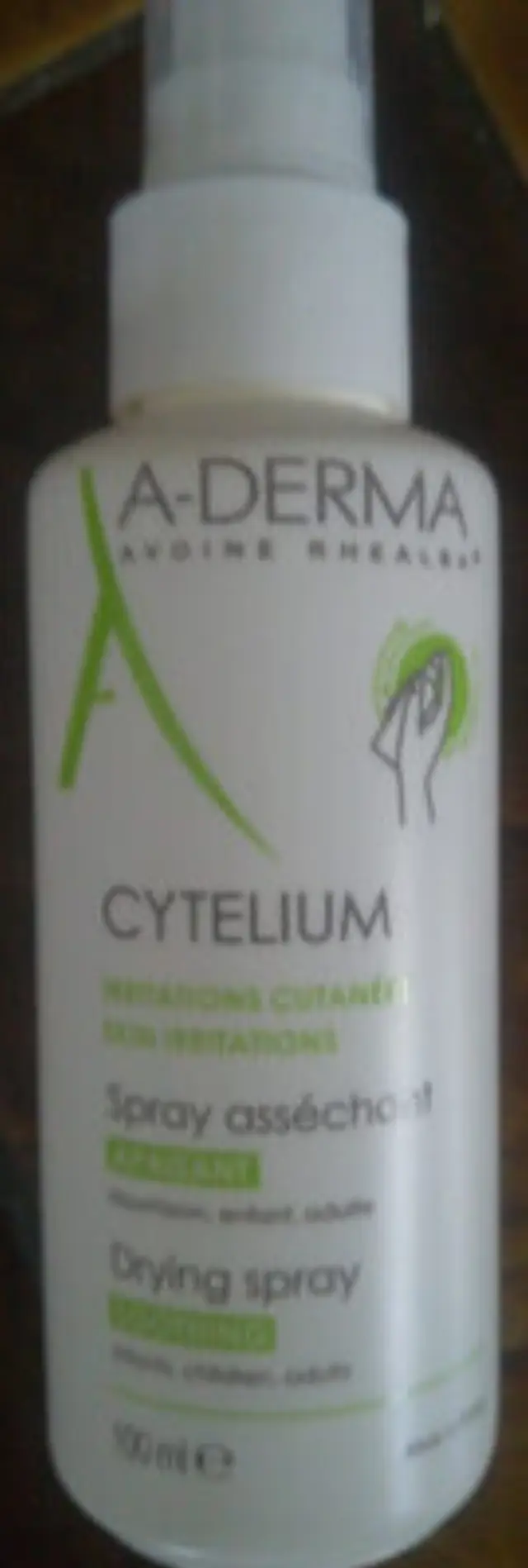 Α-Derma Cytelium Drying Spray Καταπραϋντικό Σπρέι κατά της Ερυθρότητας του Ερεθισμένου Δέρματος, 100ml