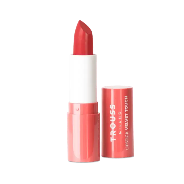 Trouss Milano Lipstick Velvet Touch Κραγιόν σε Στικ, Rosso 02 Κόκκινο, 1τμχ
