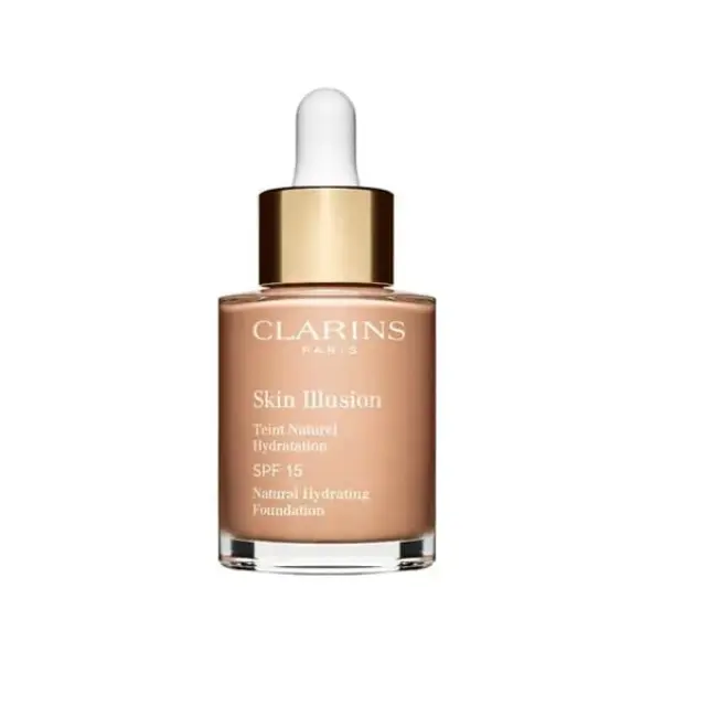 Clarins Skin Illusion Natural Hydrating Foundation Liquid Foundation with moisturizing effect 107 Beige 30 ml