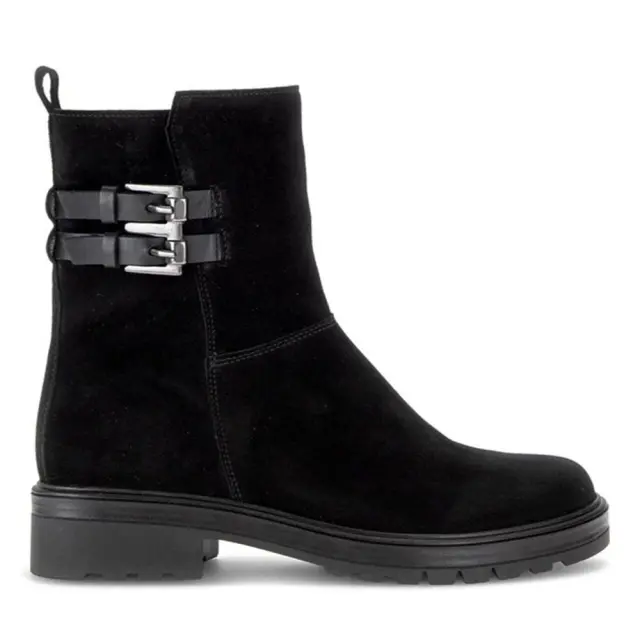 Gabor Μποτάκια Γυναικείο δέρμα Nubuck Μαύρο GAB/800602 001-BLACK - 39