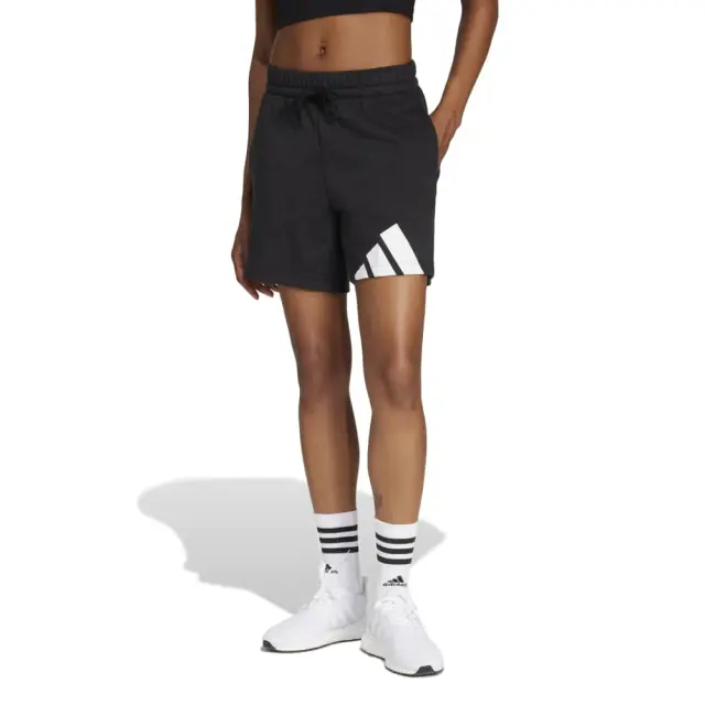 adidas Sportswear Women's Big Logo French Terry Shorts Μαύρο JC6262 (adidas Sportswear) - XLarge