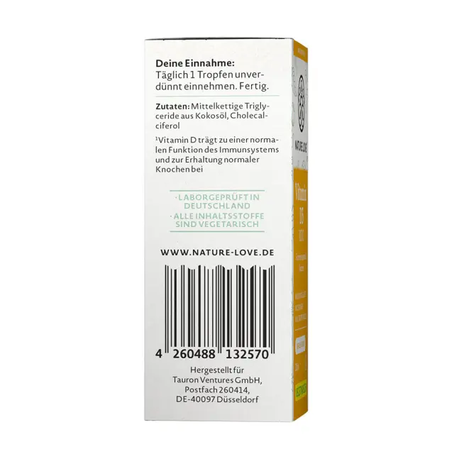 Nature Love Vitamin D3 1000 IE 3