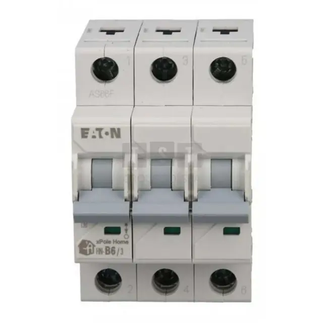 PL6-B50/3 Miniature circuit breaker (MCB), 50 A, 3p, characteristic: B