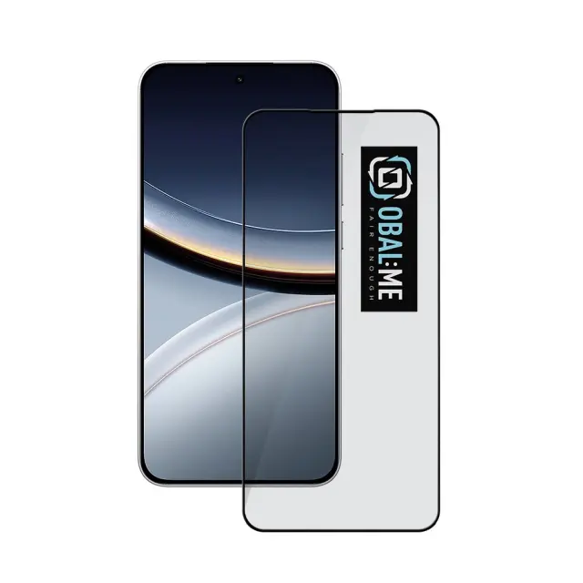 OBAL:ME 5D Glass Screen Protector for Xiaomi Poco F7 Black