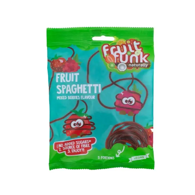 Fruit Spaghetti Mixed Berries Happybag Φρουτένιο Σνακ – Fruitfunk – 20g 8720618786920
