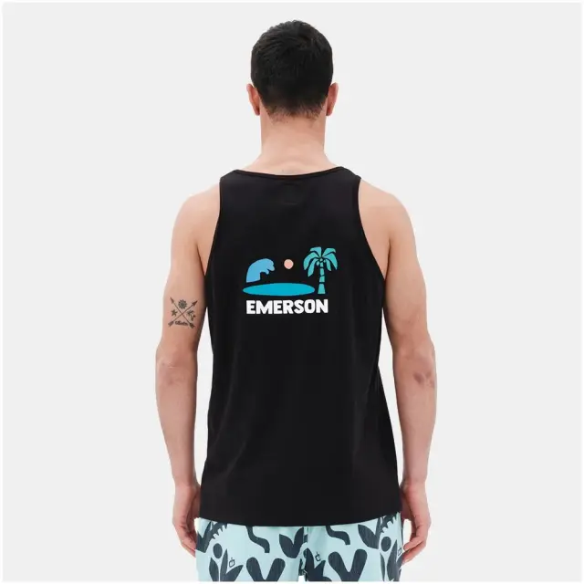 Emerson Abstract Tropical Wave (221.EM37.41-Black) - Μαύρο 2