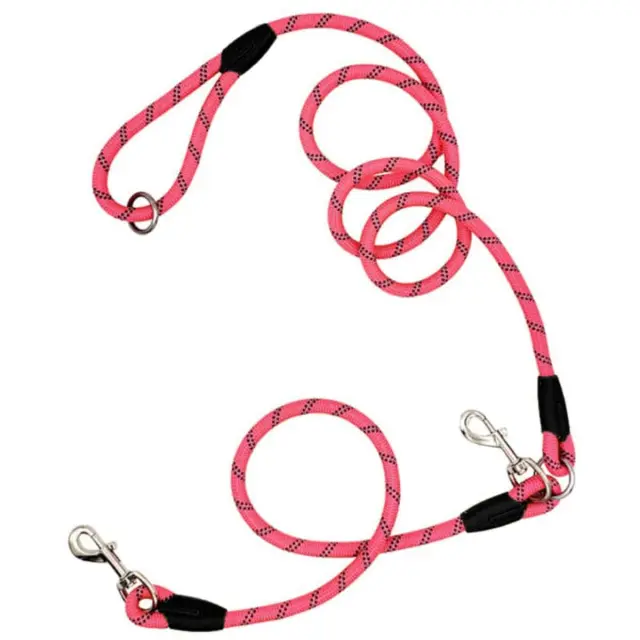 Λουρί Σκύλου Hands Free Ρόζ 1.5m+1mx1.2cm