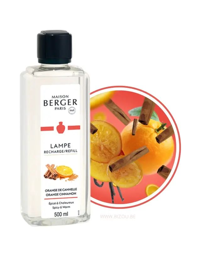 Maison Berger Paris Lampe Berger Refill Υγρό αναπλήρωσης Καταλυτικής Λάμπας Orange de Cannelle 500ml 2