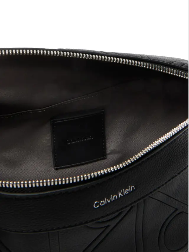 Ανδρική Τσάντα Μέσης Calvin Klein LV04D3332G-UB1 Μαύρη Μαύρο - One Size 3