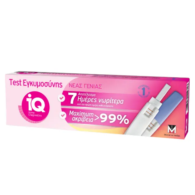 Abbott IQ Home Τεστ Εγκυμοσύνης Πρόωρης Ανίχνευσης 1τμχ