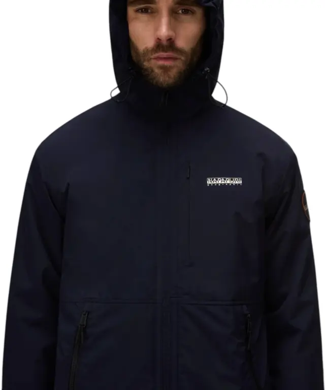 Napapijri - Ανδρικό Χειμωνιάτικο Μπουφάν Giacca Tundra Winter NP0A8928-176 Μπλε Ναυτικό - S