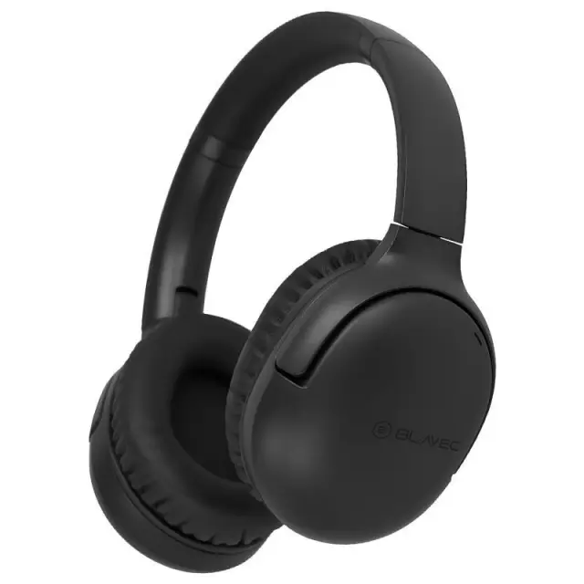 Ασύρματα Ακουστικά Κεφαλής Blavec BO-12 ANC Bass Master Μαύρο N71620