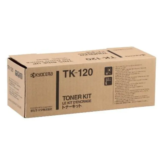 Kyocera TK-120 Γνήσιο Toner Laser Εκτυπωτή Μαύρο 7200 Σελίδων 1T02G60DE0