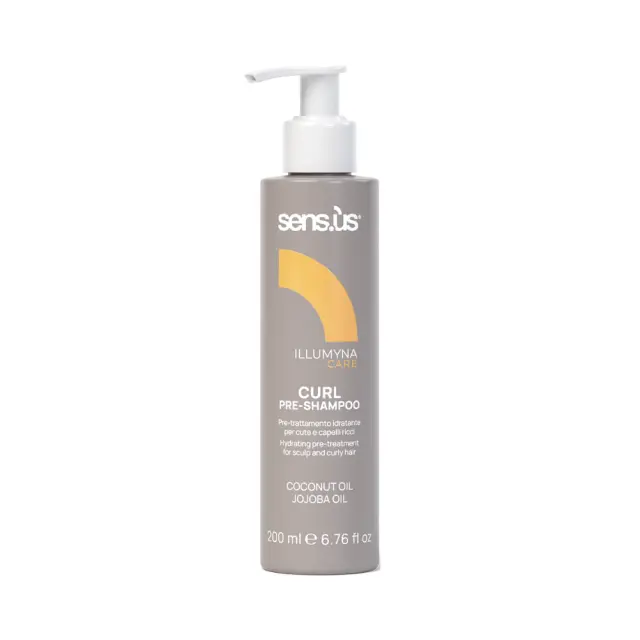Illumyna Care Curl Pre Shampoo 200ml by Sensus -  Ενυδατική Προ-Θεραπεία για Σγουρά και Σπαστά Μαλλιά