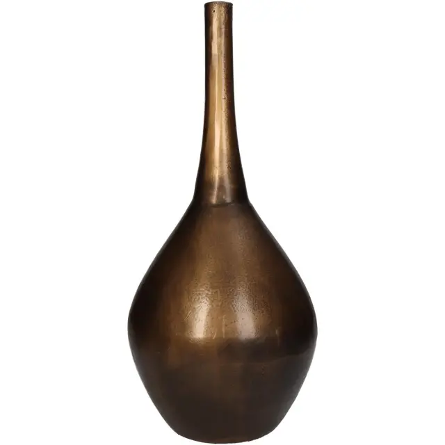 Βάζο Μπρονζέ Αλουμίνιο 18x18x41cm 3