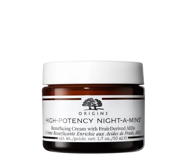 Origins High-Potency Night-A-Mins Resurfacing Cream With Fruit-Derived AHA’s Πλούσια Κρέμα Νύχτας για Αναδόμηση και Αποτοξίνωση, 50ml