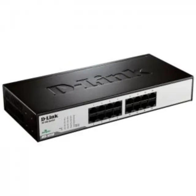16-Port Ethernet 10/100 Unmanaged Desktop Rackmount Switch 2