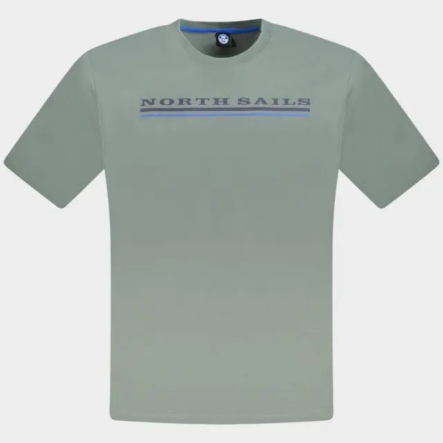 Αντρικό T-shirt North Sails 996020000_VE0419 Πράσινο - 2XL