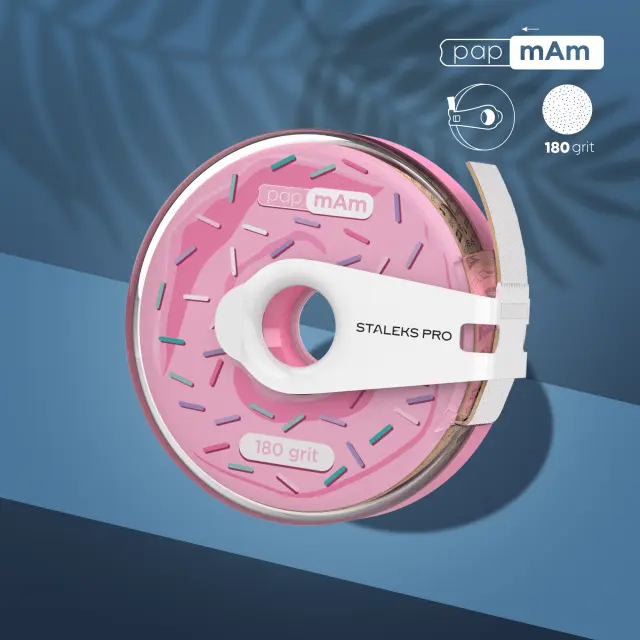 DISPOSABLE WHITE ABRASIVE TAPE