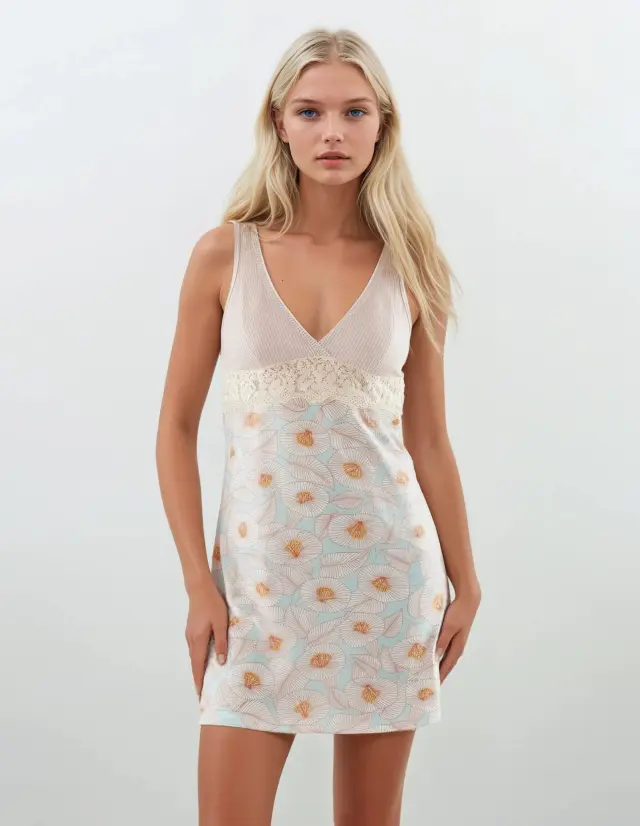 S768 - Type - NIGHTGOWN BLOSSOM STRIPE 2