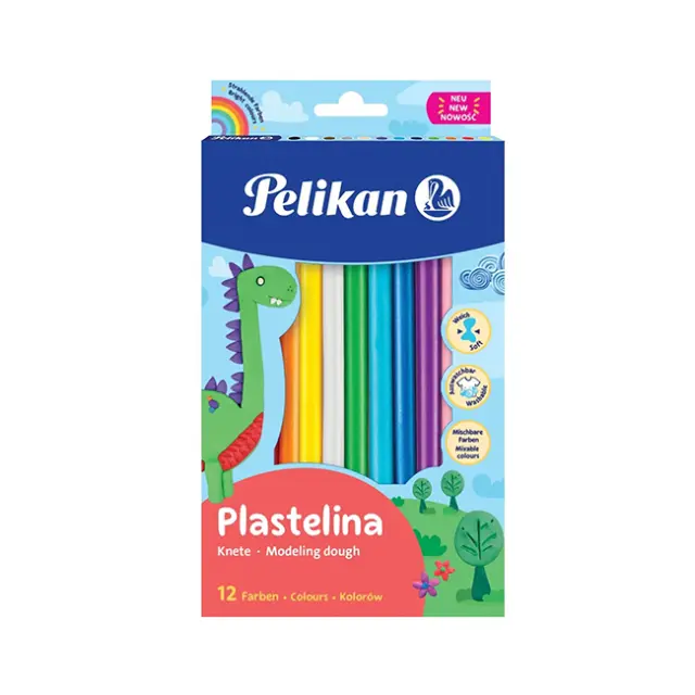 Pelikan Πλαστελίνη 12 Χρώματα (9581760)