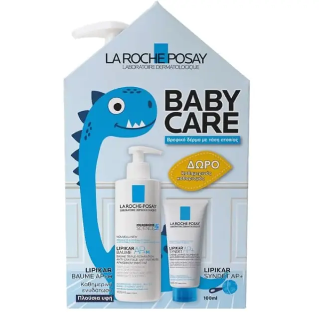 La Roche Posay Lipikar Baume AP+M Μαλακτικό Βάλσαμο Για Το Ατοπικό Δέρμα 400 ml + Δώρο La Roche Posay Lipikar Syndet AP+ 100 ml