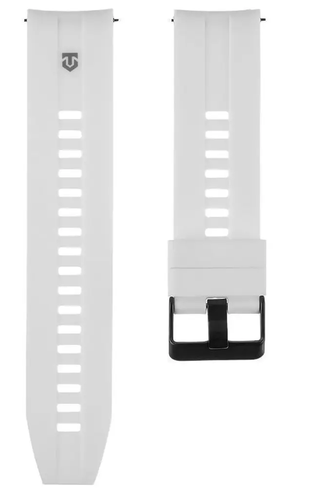 Tactical Λουράκι Σιλικόνης Λευκό (Universal 22mm)